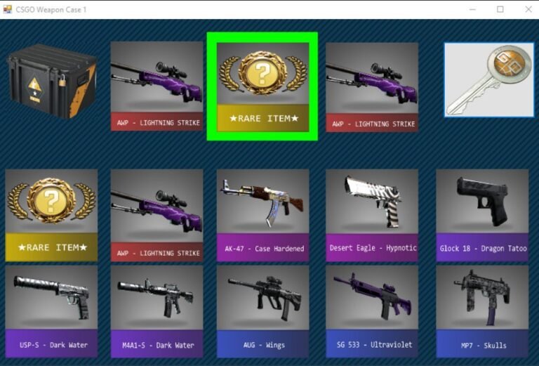 CSGO case opening